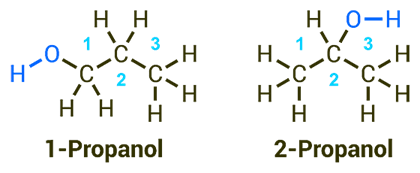 Propanol Structural Formula