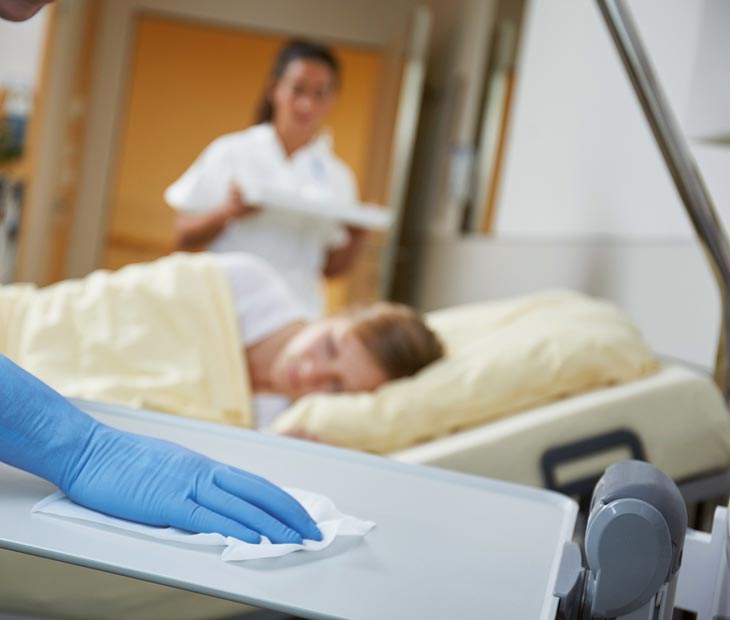 Routine/preventive/regular/prophylactic disinfection