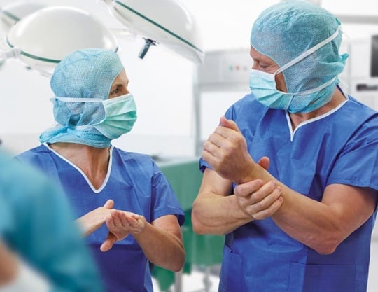 Chirurgische Händedesinfektion