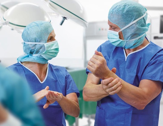 Surgical hand disinfection