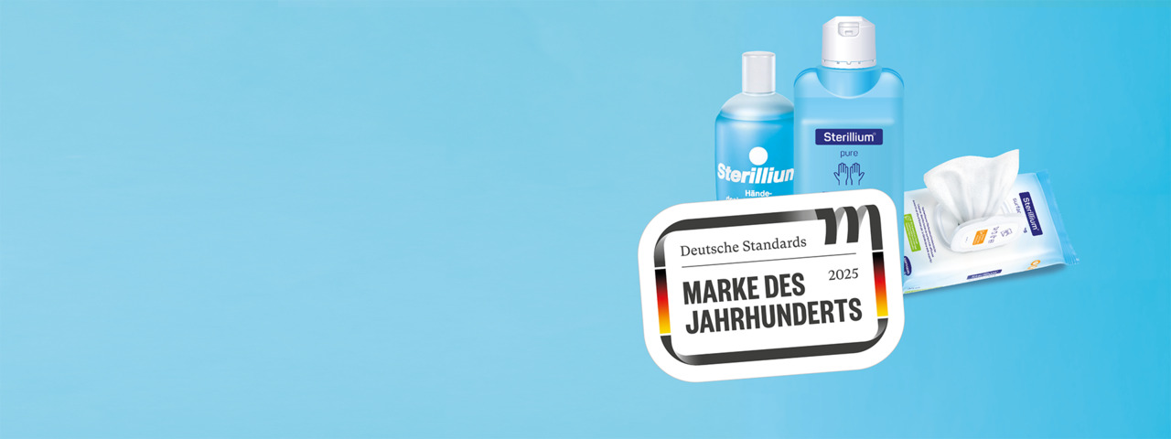 Sterillium Produkte mit dem Signet Marke des Jahrhunderts 2025