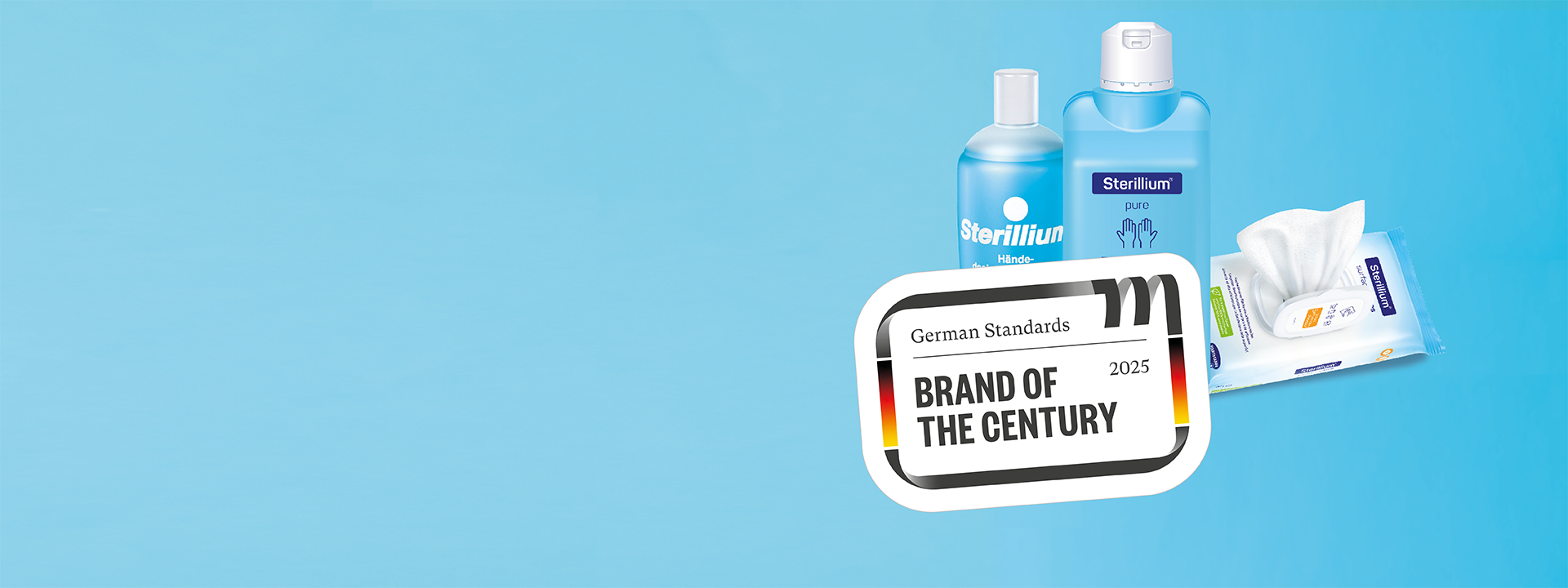 Sterillium products with the signet brand of the century 2025