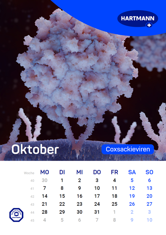 Kalender für relevante Erreger Oktober