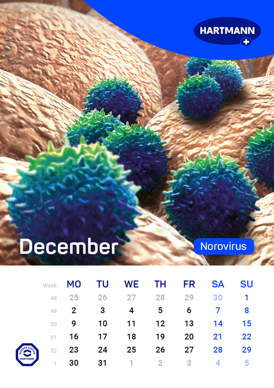 Calendar of the spread of relevant pathogens December