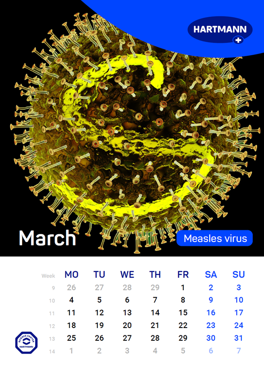 Calendar of the spread of relevant pathogens March