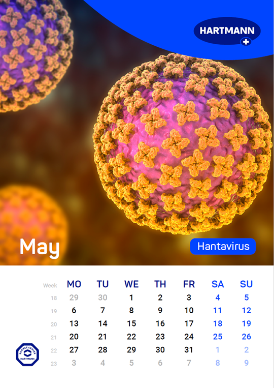 Calendar of the spread of relevant pathogens May