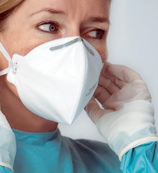 Face masks and eye protection