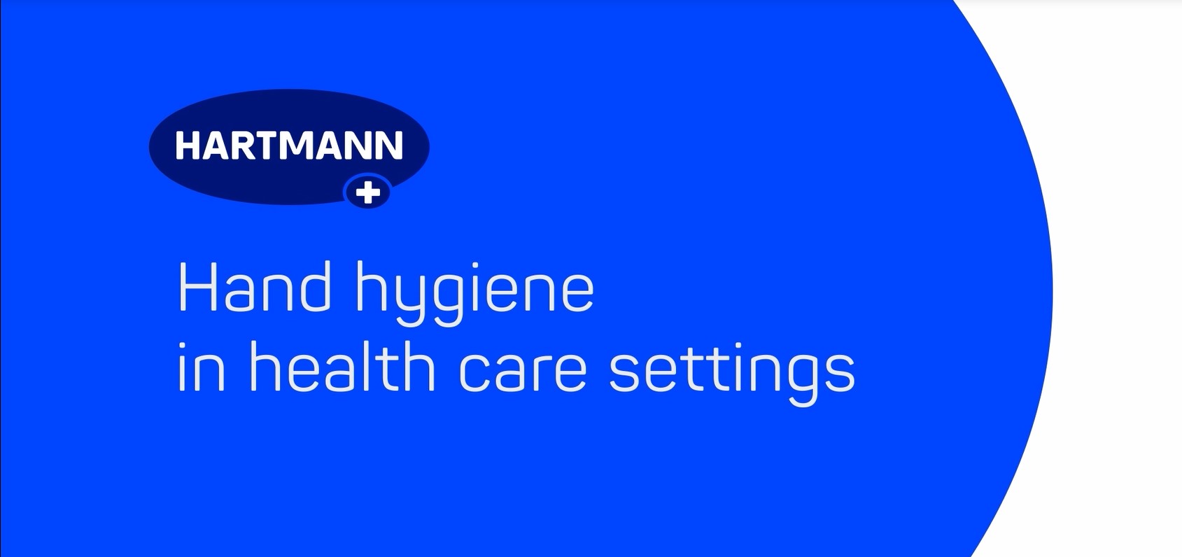 Cover image Video Hand hygiene in healthcare settings in English.